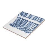 D3 - Schrappende muurtegel voor mandjes - D3 Tegeltje (Zijkant)