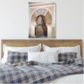 d4:Mezquita: ingang van de Mihrab, c.786 Canvas Afdruk (Insitu (Slaapkamer))