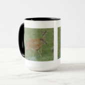 D6 Witstaartslopende Deer Young Bucks Mok (Voorkant links)