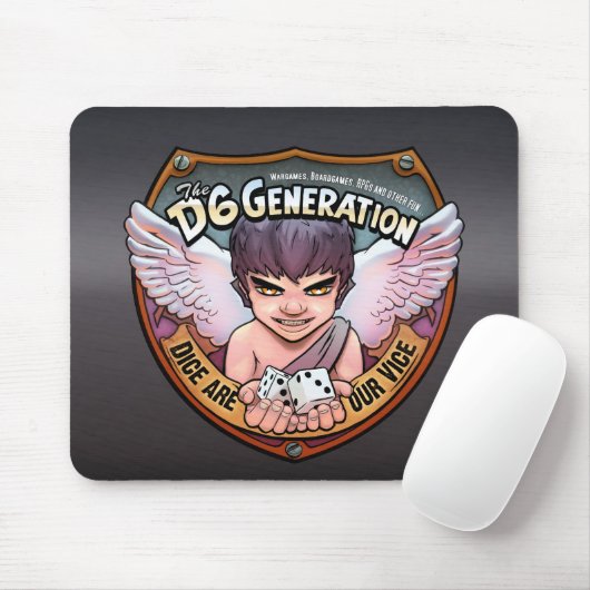 D6G Mousepad Muismat (Met muis)