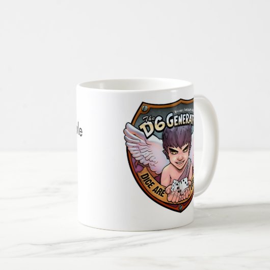 D6G Niet te verschrikkelijk Koffiemok (Voorkant rechts)