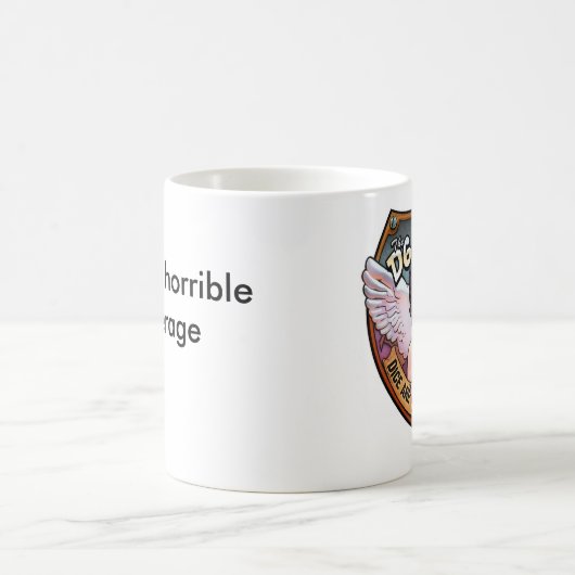 D6G Niet te verschrikkelijk Koffiemok (Center)