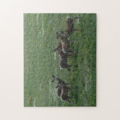 D7 Muilezel Hert Voorjaars Bokken Legpuzzel (Verticaal)