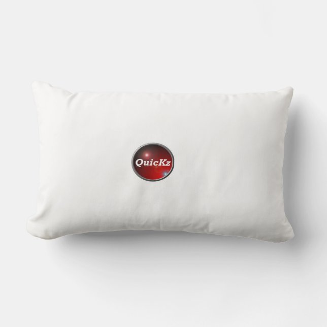 D7_QuicKz Pillow met naam en Logo Kussen (Voorkant)