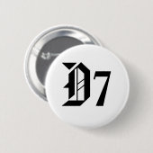 D7 RONDE BUTTON 5,7 CM (Voorkant /achterkant)