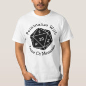 D 20-zielige doekjes t-shirt (Voorkant)