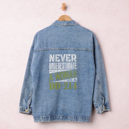 D-214 Onderschat een vrouw nooit met DD214 Vete Denim Jacket (Hangar)