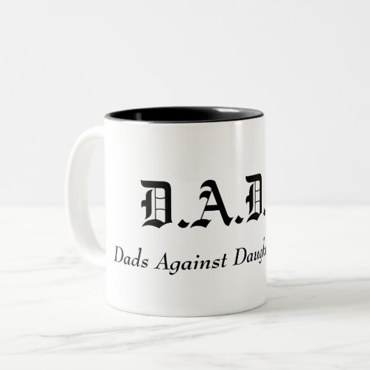 D.A.D.D. TWEEKLEURIGE KOFFIEMOK (Voorkant links)