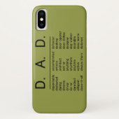 D.A.D. Vaderdag Case-Mate iPhone Case (Achterkant)