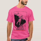 D.A.F. Retro Style Fan Design T-shirt (Voorkant)