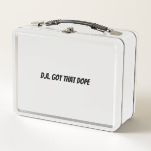 D.A. heeft die dope lunchbox
