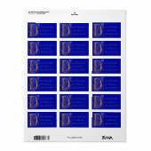 D-Adresetiketten Etiket (Full Sheet)