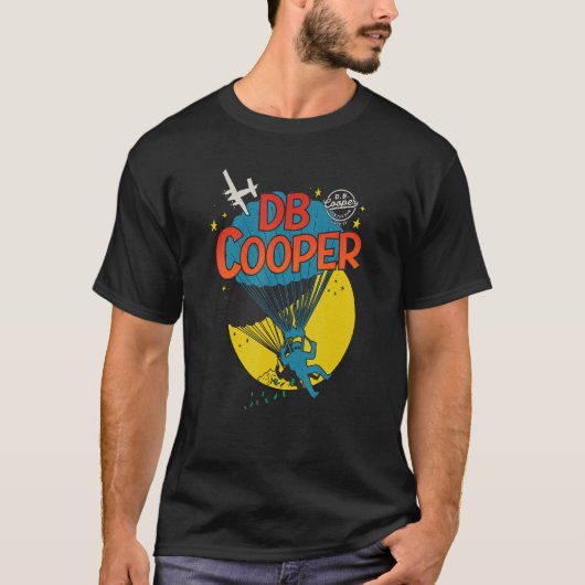 D B Cooper American Urban Legendary Mannen en T-shirt (Voorkant)