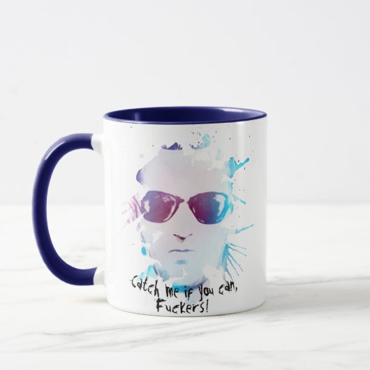 D.B. Cooper Meme Mok - Vang Me Als Je Kunt Cadeau (Links)