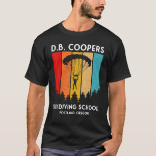 D B Cooper Skydiving School Portland Oregon Retro T-shirt