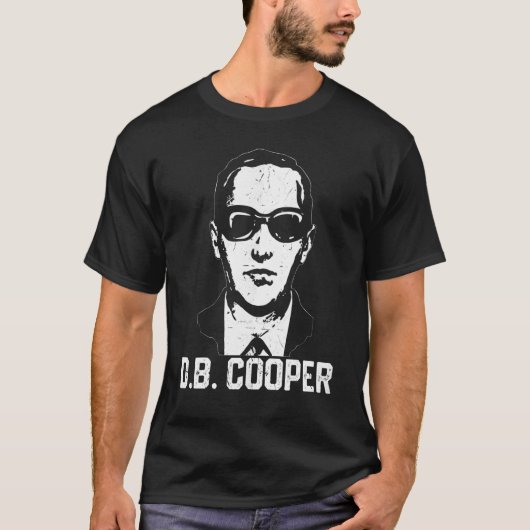 D B Cooper Skydiving Skyjacker Kaping Ik Ben Db C T-shirt (Voorkant)