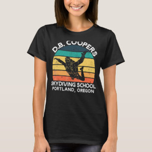 D B Coopers parachuteschool Portland Oregon  1 T-shirt