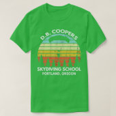 D B Coopers Skydiving School Portland Oregon Funny T-shirt (Design voorkant)
