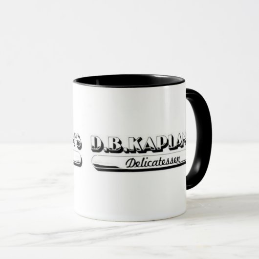 D.B. Kaplan's Delicatessen & Restaurant, Chicago. Mok (Voorkant rechts)