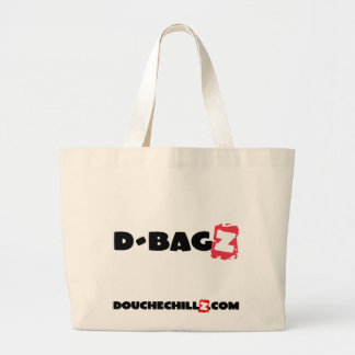 D-Bagz Jumbo DoucheChillz Red Grote Tote Bag