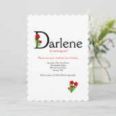 "D"-brief (elke voornaam toevoegen met letter D) Kaart (Staand voorkant)