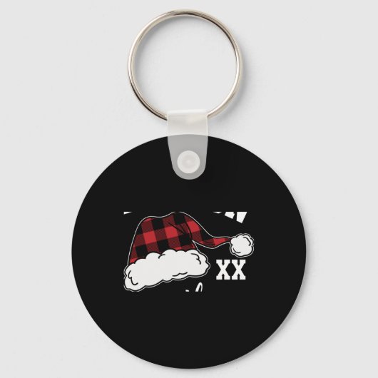 D Buffalo Plaid Matching Family T Shirt  Sleutelhanger (Voorkant)
