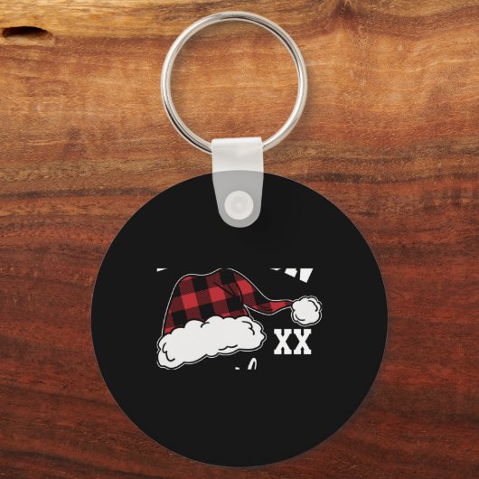 D Buffalo Plaid Matching Family T Shirt  Sleutelhanger (Voorkant)