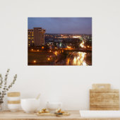 D.C. bij nacht Poster (Keuken)