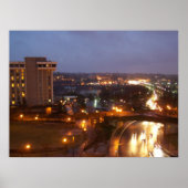 D.C. bij nacht Poster (Voorkant)