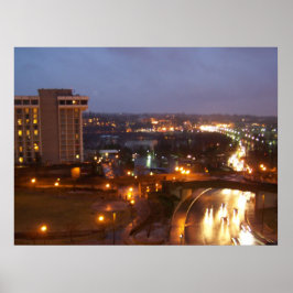 D.C. bij nacht Poster