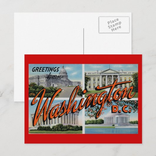 D.C. BRIEFKAART (Voorkant / Achterkant)