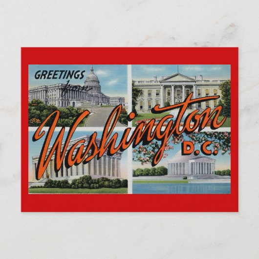  D.C. BRIEFKAART (Voorkant)