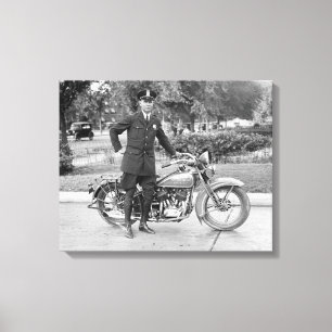 D.C. motoragent, 1932 Canvas Afdruk