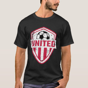 D C Soccer Jersey Style United Football Fan DC T-shirt