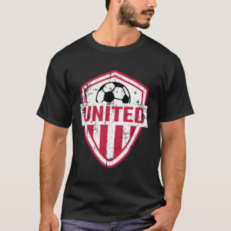 D C Soccer Jersey Style United Football Fan DC T-shirt