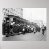 D.C. Streetcar Scene, jaren 20 Poster (Voorkant)