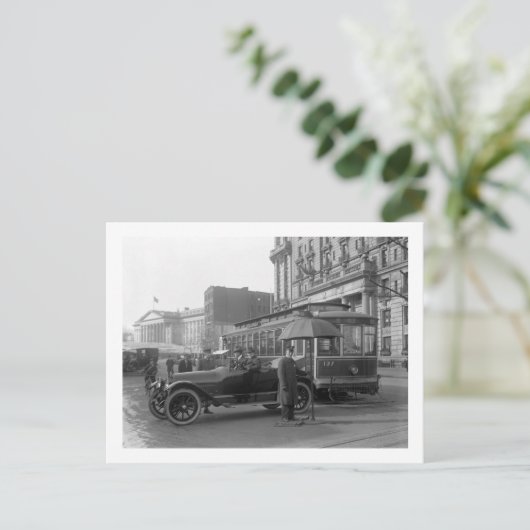 D.C. Traffic Cop, 1913 Briefkaart (Staand voorkant)