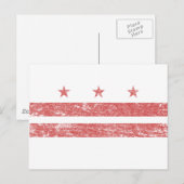 D.C.-vlag Briefkaart (Voorkant / Achterkant)