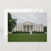 D.C. Witte huis Briefkaart (Voorkant / Achterkant)