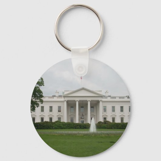 D.C. Witte huis Sleutelhanger (Voorkant)