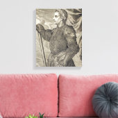 D. Claudius Caesar Emperor van Rome van 41 t/m 54  Canvas Afdruk (Insitu (Woonkamer))