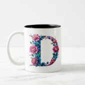 D Coffee Mok – Floral Design voor Gifting (Links)