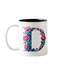 D Coffee Mok – Floral Design voor Gifting