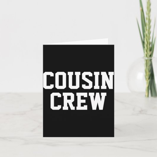 D Cousin Crew bijpassende familie peuter  Kaart (Voorkant)