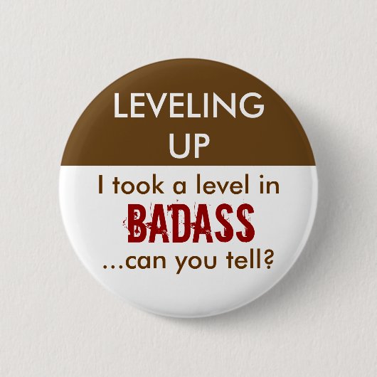 D&D - Badass Ronde Button 5,7 Cm (Voorkant)