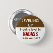 D&D - Badass Ronde Button 5,7 Cm (Voorkant /achterkant)