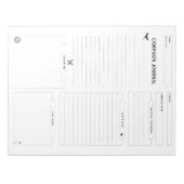 D&D-campagnejournaal (klaar voor gebruik) Notitieblok (Voorkant)