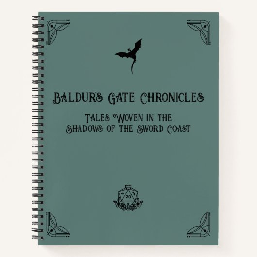 D&D Campaign Chronicle-Notitieboek Notitieboek (Voorkant)