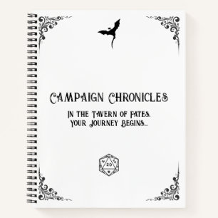 D&D Campaign Chronicle-Notitieboek Notitieboek