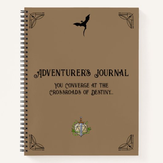 D&D Campaign Chronicle-Notitieboek Notitieboek (Voorkant)